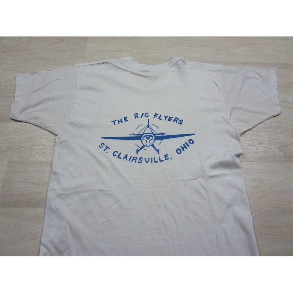 Vintage 1960's T Shirt (S/M) Montgomery Ward Single Stitch R/C Flyers Ohio 70's